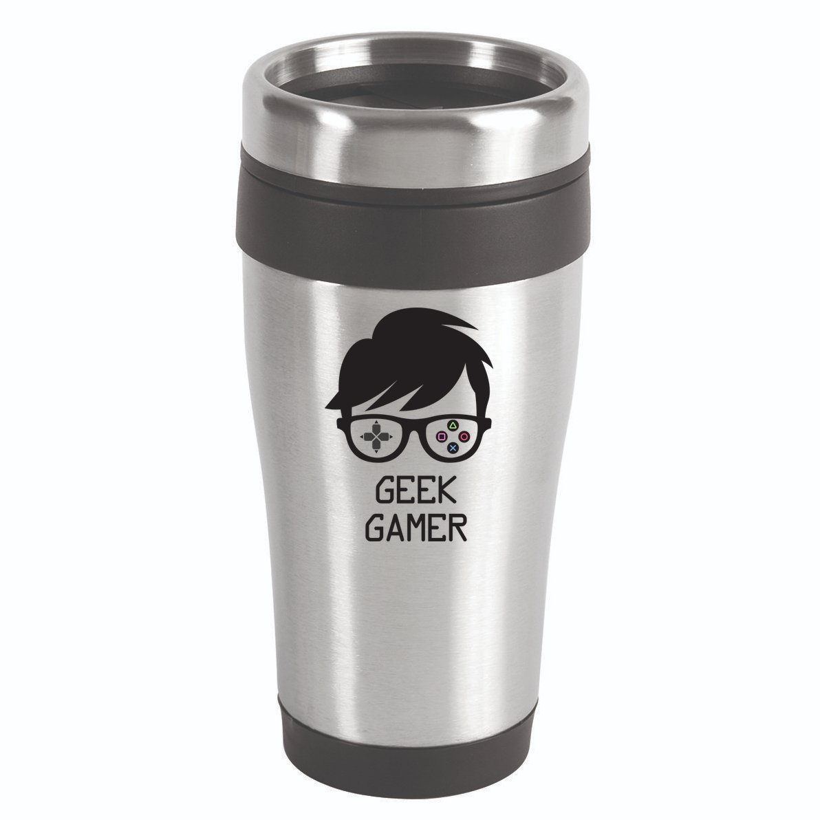 Geek Gamer Gaming Gift For Him 16oz Travel Tumbler