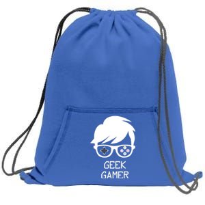 Geek Gamer Gaming Gift For Him Sweatshirt Cinch Pack Bag