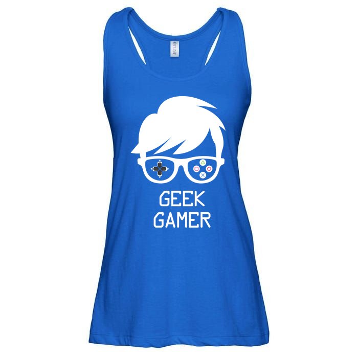 Geek Gamer Gaming Gift For Him Ladies Essential Flowy Tank