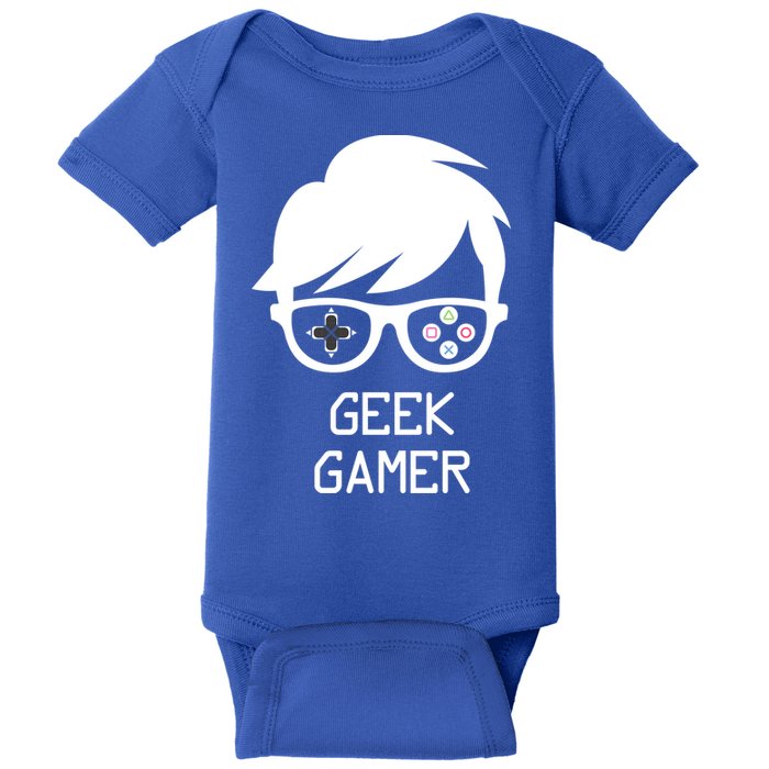 Geek Gamer Gaming Gift For Him Baby Bodysuit