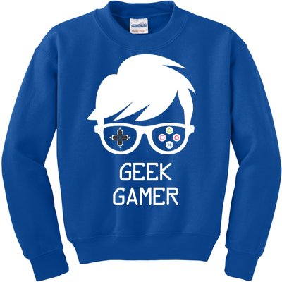 Geek Gamer Gaming Gift For Him Kids Sweatshirt