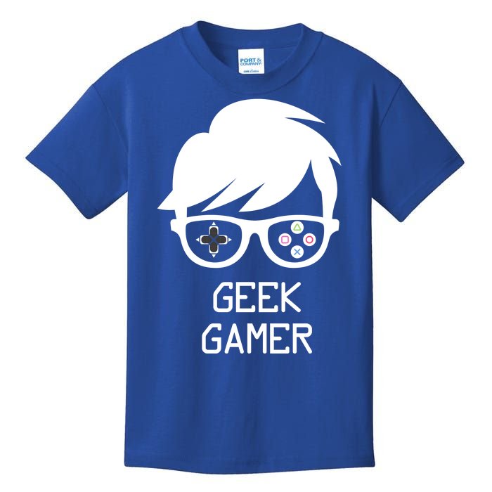 Geek Gamer Gaming Gift For Him Kids T-Shirt