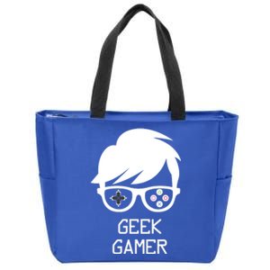 Geek Gamer Gaming Gift For Him Zip Tote Bag