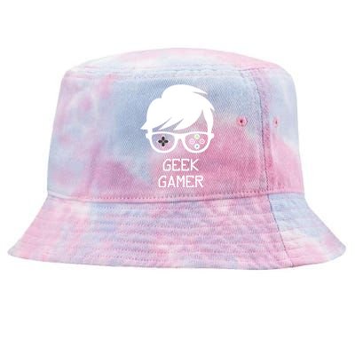 Geek Gamer Gaming Gift For Him Tie-Dyed Bucket Hat