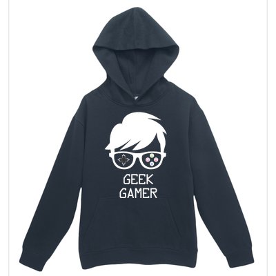 Geek Gamer Gaming Gift For Him Urban Pullover Hoodie