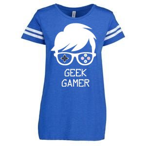 Geek Gamer Gaming Gift For Him Enza Ladies Jersey Football T-Shirt