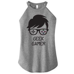 Geek Gamer Gaming Gift For Him Women's Perfect Tri Rocker Tank