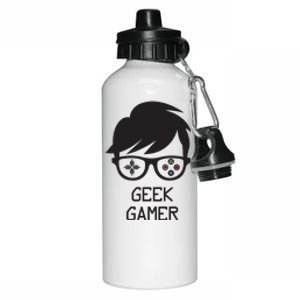 Geek Gamer Gaming Gift For Him Aluminum Water Bottle