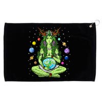 Gaia Greek Goddess Pagan Mother Earth Hippie Nature Witchy Grommeted Golf Towel