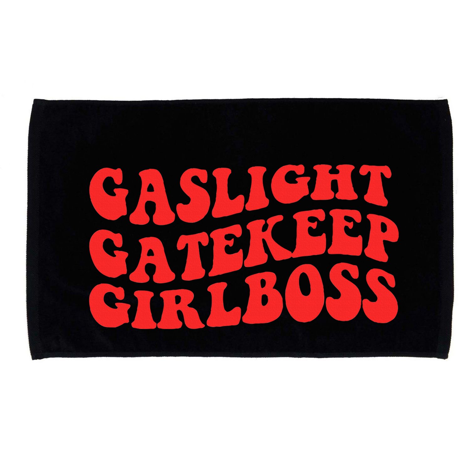 Gaslight Gatekeep Girlboss Apparel Microfiber Hand Towel
