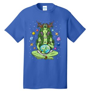 Gaia Greek Goddess Pagan Mother Earth Hippie Nature Witchy Gift Tall T-Shirt