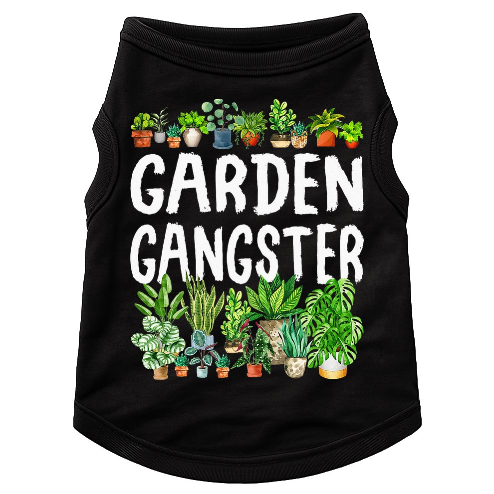 Garden Gangster Gardener Gift Idea Doggie Tank
