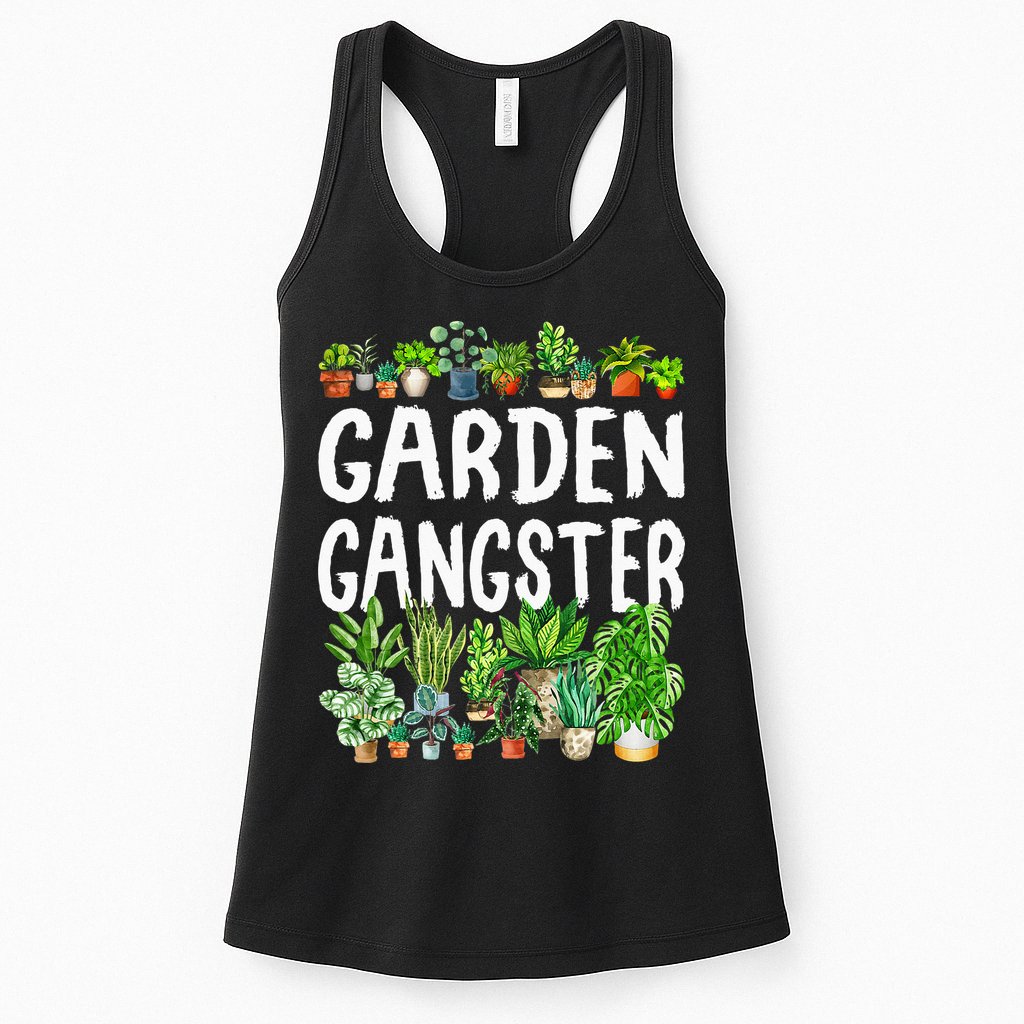 Garden Gangster Gardener Gift Idea Womens Tank Top