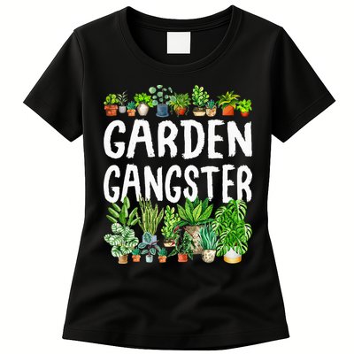 Garden Gangster Gardener Gift Idea Womens T-Shirt
