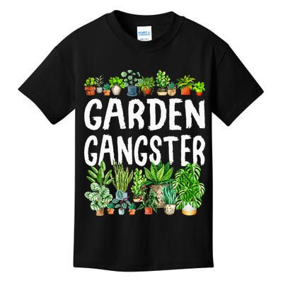 Garden Gangster Gardener Gift Idea Kids T-Shirt