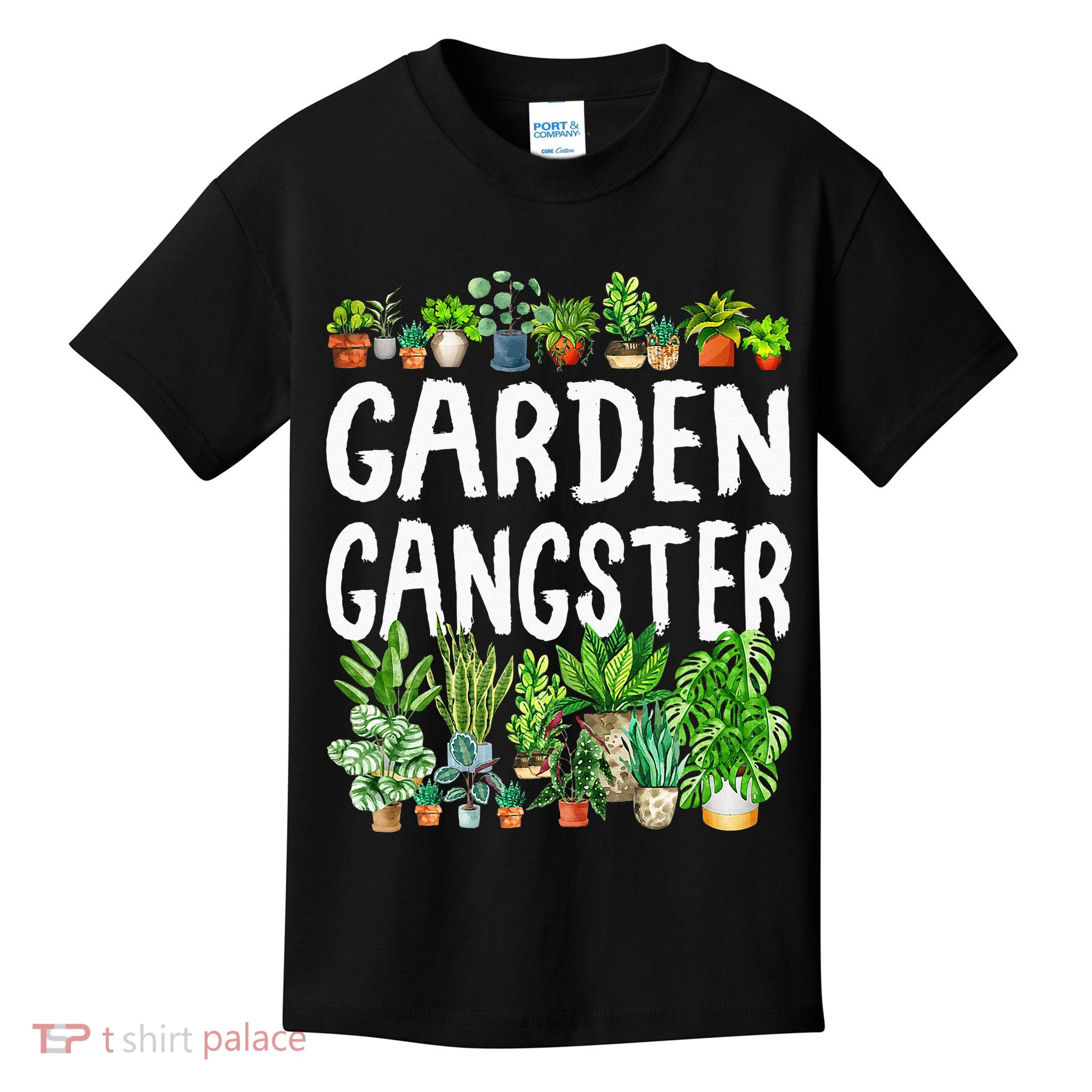 Garden Gangster Gardener Gift Idea Kids T-Shirt