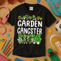 Garden Gangster Gardener Gift Idea Kids T-Shirt