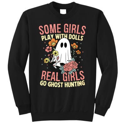 Girl Go Ghost Hunting Paranormal Adventure Ghost Researcher Sweatshirt