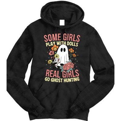 Girl Go Ghost Hunting Paranormal Adventure Ghost Researcher Tie Dye Hoodie