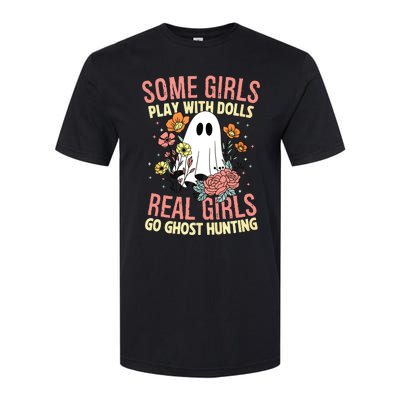 Girl Go Ghost Hunting Paranormal Adventure Ghost Researcher Softstyle® CVC T-Shirt