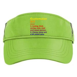 Guatemalan Guatemala Gift Funny Country Roots Descent Funny Gift Adult Drive Performance Visor