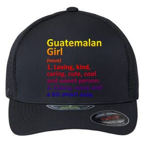 Guatemalan Guatemala Gift Funny Country Roots Descent Funny Gift Flexfit Unipanel Trucker Cap