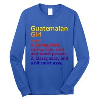 Guatemalan Guatemala Gift Funny Country Roots Descent Funny Gift Long Sleeve Shirt