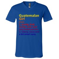 Guatemalan Guatemala Gift Funny Country Roots Descent Funny Gift V-Neck T-Shirt