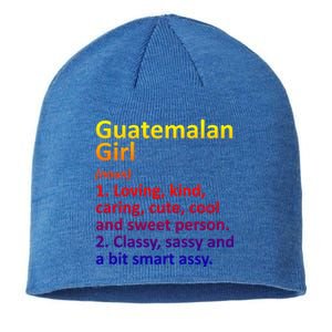 Guatemalan Guatemala Gift Funny Country Roots Descent Funny Gift Sustainable Beanie