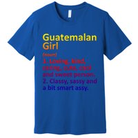 Guatemalan Guatemala Gift Funny Country Roots Descent Funny Gift Premium T-Shirt