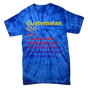 Guatemalan Guatemala Gift Funny Country Roots Descent Funny Gift Tie-Dye T-Shirt