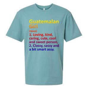 Guatemalan Guatemala Gift Funny Country Roots Descent Funny Gift Sueded Cloud Jersey T-Shirt