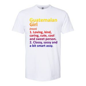 Guatemalan Guatemala Gift Funny Country Roots Descent Funny Gift Softstyle CVC T-Shirt