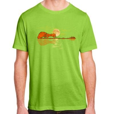 Guitar Great Gift Nature Guitar Lake Shadow Love Adult ChromaSoft Performance T-Shirt