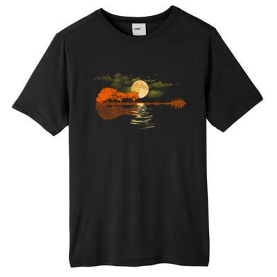 Guitar Great Gift Nature Guitar Lake Shadow Love Tall Fusion ChromaSoft Performance T-Shirt