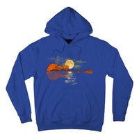 Guitar Great Gift Nature Guitar Lake Shadow Love Hoodie