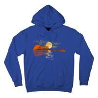 Guitar Great Gift Nature Guitar Lake Shadow Love Tall Hoodie