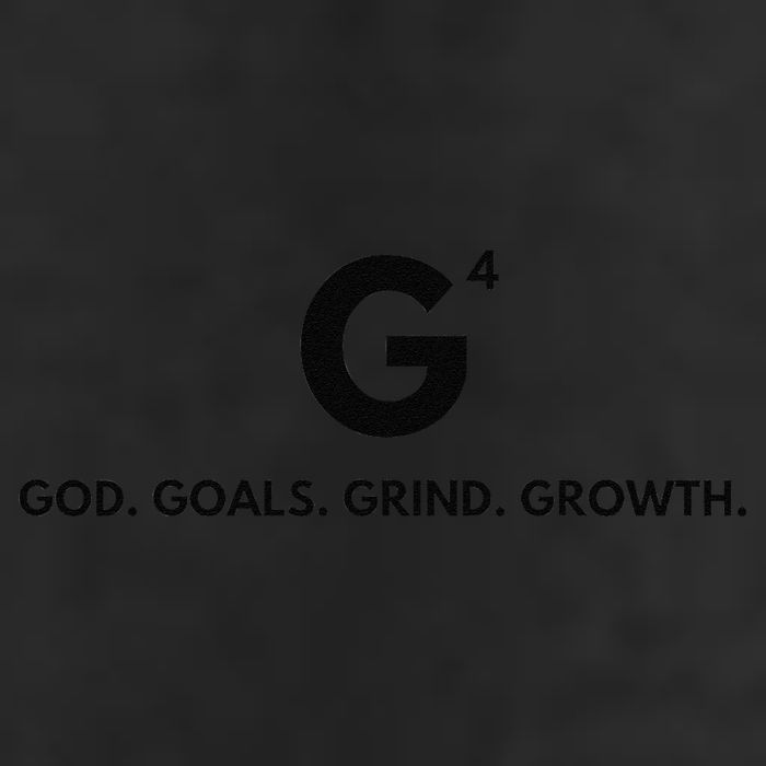 G4 God. Goals. Grind. Growth. 11oz C Handle Ceramic Mug