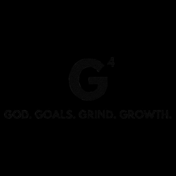 G4 God. Goals. Grind. Growth. Flat Bill Trucker Hat