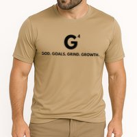 G4 God. Goals. Grind. Growth. Cooling Performance Crew T-Shirt