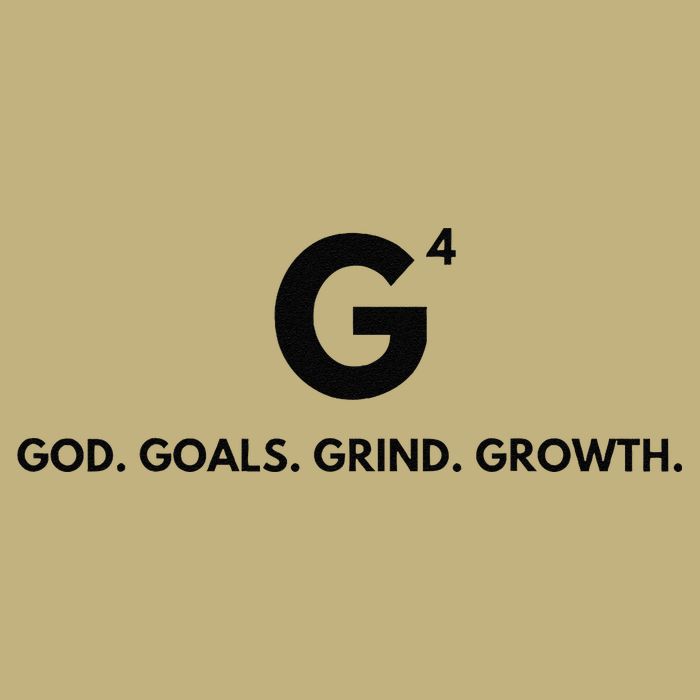 G4 God. Goals. Grind. Growth. Cooling Performance Crew T-Shirt