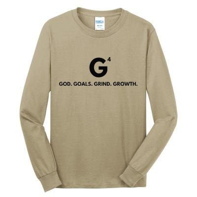 G4 God. Goals. Grind. Growth. Tall Long Sleeve T-Shirt