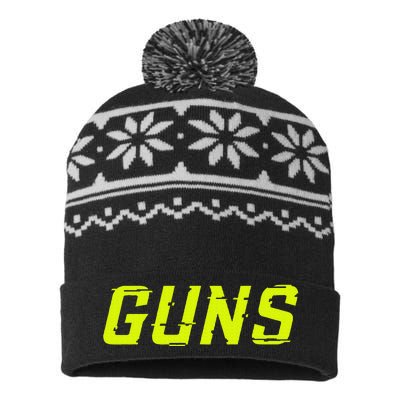 Guns Glitch USA-Made Snowflake Beanie