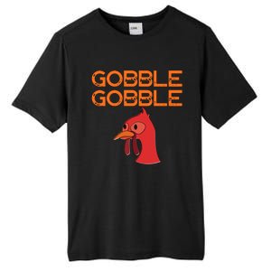 Gobble Gobble Gobble Thanksgiving Turkey Tall Fusion ChromaSoft Performance T-Shirt