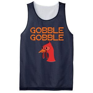 Gobble Gobble Gobble Thanksgiving Turkey Mesh Reversible Basketball Jersey Tank