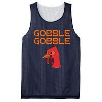 Gobble Gobble Gobble Thanksgiving Turkey Mesh Reversible Basketball Jersey Tank