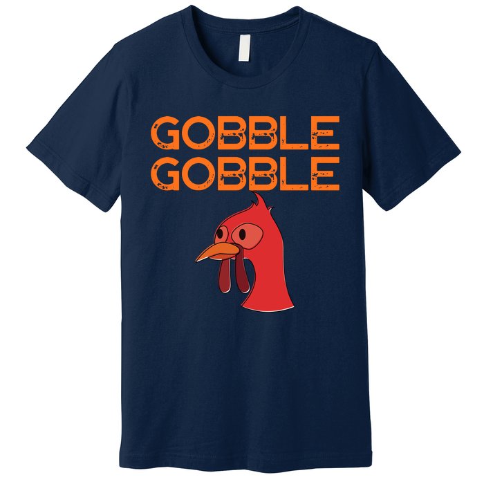 Gobble Gobble Gobble Thanksgiving Turkey Premium T-Shirt