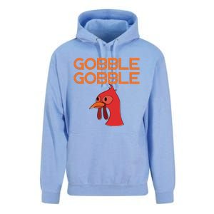 Gobble Gobble Gobble Thanksgiving Turkey Unisex Surf Hoodie