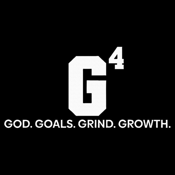 G4 God Goals Grind Growth Funny Christian Drawstring Bag