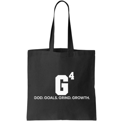 G4 God Goals Grind Growth Funny Christian Bag
